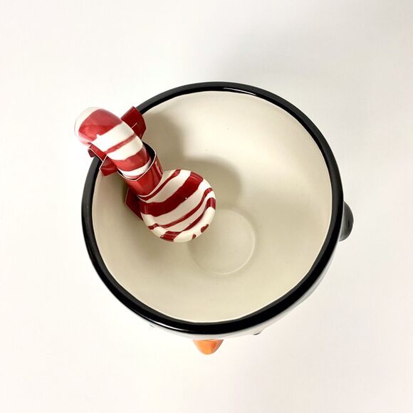 Hallmark 2007 Colorful Ceramic Penguin Shaped Bowl Dish Holiday Hosting Hostess - Picture 4 of 13